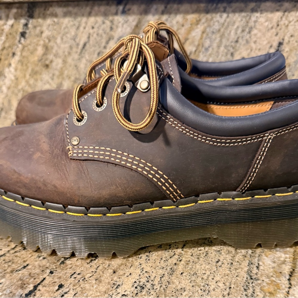 Dr. Martens Dark Brown Leather Oxfords